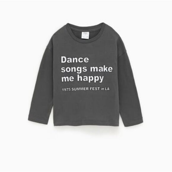 Zara long sleeve logo shirt - Picture 1 of 1